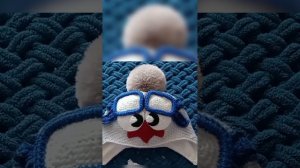 Зверошапка для сына,небольшой обзорчик.