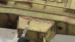 Weathering a WW1 Mark IV Tank (Tamiya 1/35)