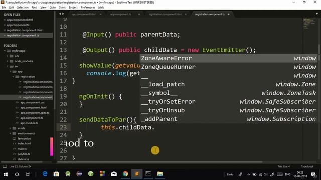 Angular 5 Tutorial in Hindi Part 20: Output Property Angular 5 in Hindi | Angular 6 @Output example