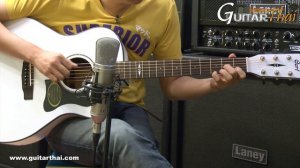 Cort GA5F WH Grand Auditorium Acoustic Electric Guitar (review)