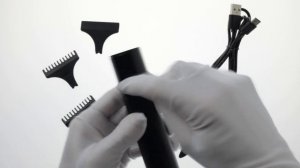 Триммер для бороды, усов и тела с насадками 1, 2 и 3 мм для стрижки волос