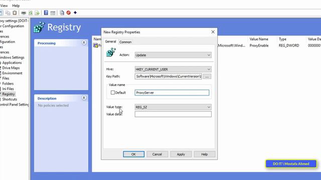 Configure Proxy Settings Using Group Policy Preferences on Windows Server 2019. Server to Client's