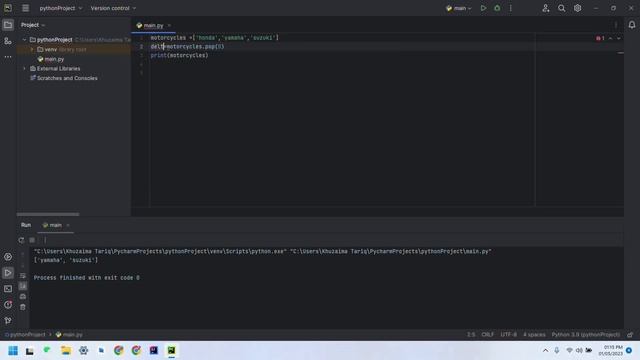 #5 Introducing Lists in python - Part 2 | Insert and Delete Items | codetrix