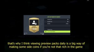 How to make coins by daily opening the preview packs