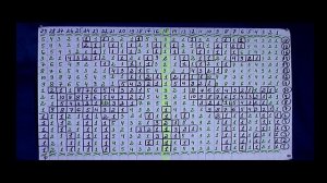 Схема узора к видеоуроку "Жаккардовый узор олени"