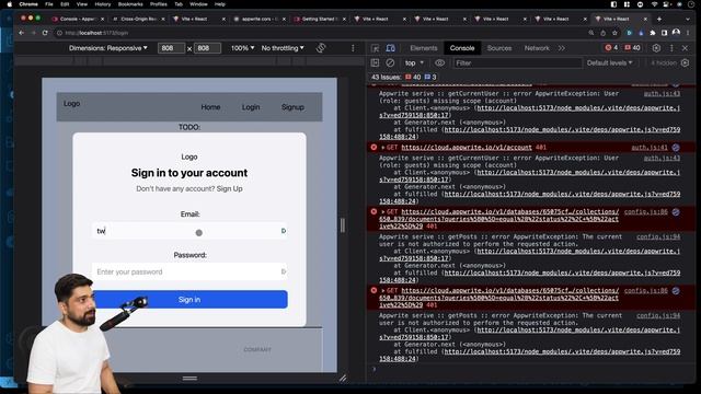 CORS and debugging in React Project смотреть онлайн
