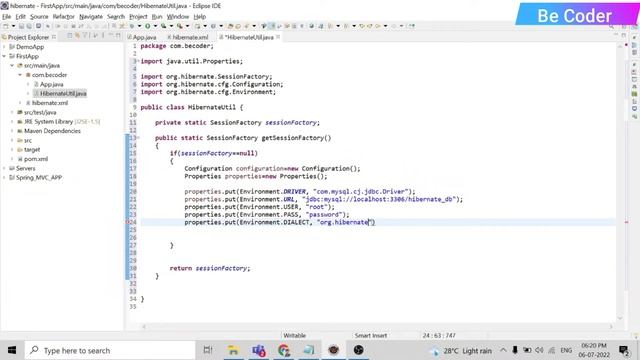 #5 Hibernate configuration file java based configuration | Hibernate tutorials смотреть онлайн