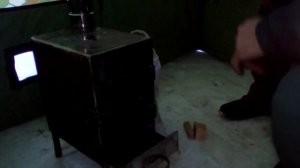 Печка в палатку для зимней рыбалки