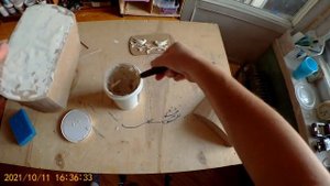 Идея шкатулки из картона под старину.