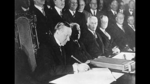 27th August 1928: The Kellogg-Briand Pact is signed