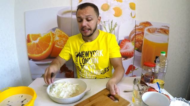 Печень говяжья жареная с луком вкусный простой рецепт на ужин и обед!