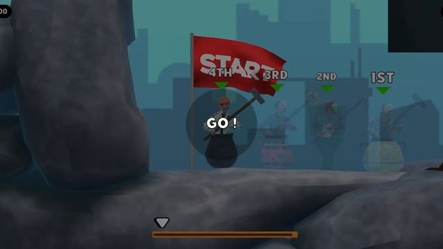 Obstacles Sledgehammer Hill Climb Challenge Gameplay смотреть онлайн