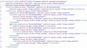 Android Developing Applications Tutorial 111 TableLayout and Intro SQLite Database