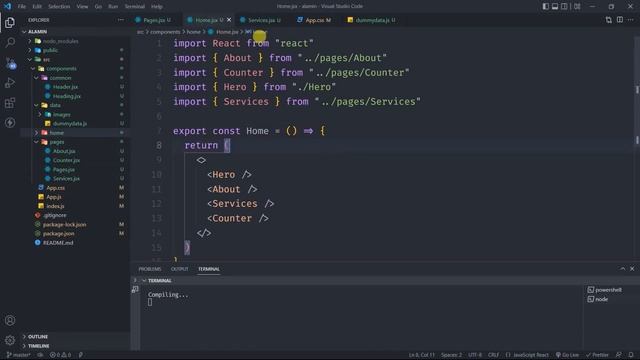 Complete Responsive Animated Portfolio Website using React JS