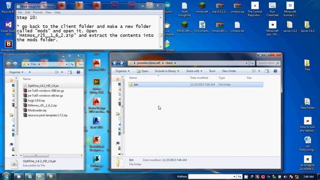 Portable Minecraft 1.6.2 for free with Optifine and working sound смотреть онлайн