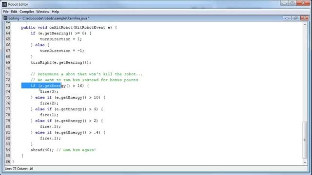 Robocode Tutorial - Part 06 смотреть онлайн