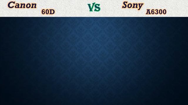 Canon 60D vs Sony A6300 - Comparison, Specifications, Price
