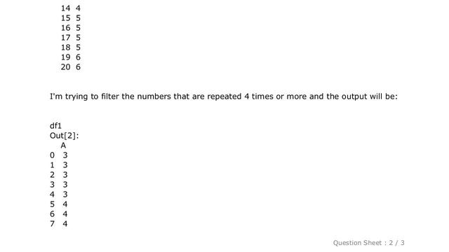 Pandas : with python, select repeated elements longer than N