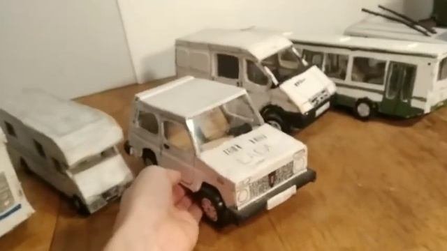 КОЛЛЕКЦИЯ МОИХ МОДЕЛЕЙ САМОДЕЛЬНЫХ МАШИНОК. | МОДЕЛИ АВТОМОБИЛЕЙ СВОИМИ РУКАМИ