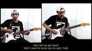 Paramore - Decode (Instrumental + Lyrics + Guitar Cover)