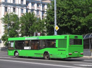 Автобус Могилёва МАЗ 103.065 АА 5038-6 Маршрут  39 Подгорная - 30 лет Победы (Колледж - Пл.Единства)