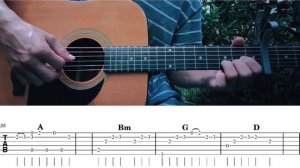 Love is gone - Slander | BASIC SIMPLE Acoustic Fingerstyle Guitar tabs, chords, tutorial, plucking