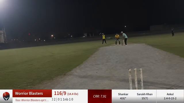 Live Cricket Match | Worrior Blasters vs MCG Fighter 11 | 20-Mar-22 06:01 PM 20 overs | Individual
