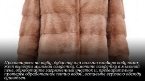 Как почистить дублёнку и шубу в домашних условиях