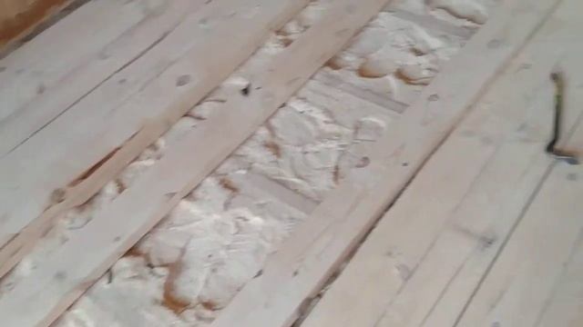 Новые полы в доме. Утепление опилками пол. своими руками .