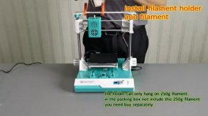 EasyThreed K2 plus operation video