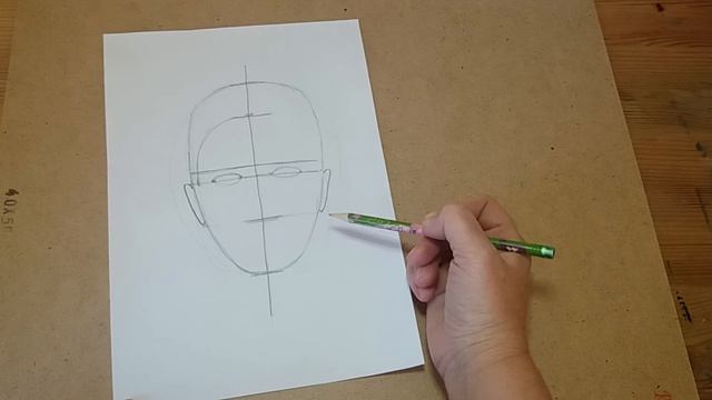 Малюнок голови людини по пропорціям смотреть онлайн