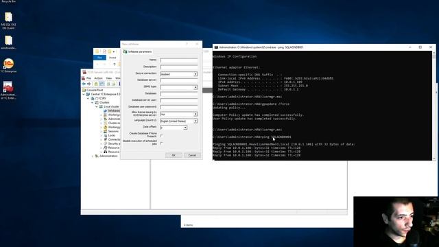 Подключение 1С сервера к SQL Always ON кластеру. смотреть онлайн