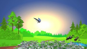 Футаж Восход солнца. Вариант 8