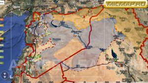 Обзор карты боевых действий в Сирии и Ираке от 07.04.2016г