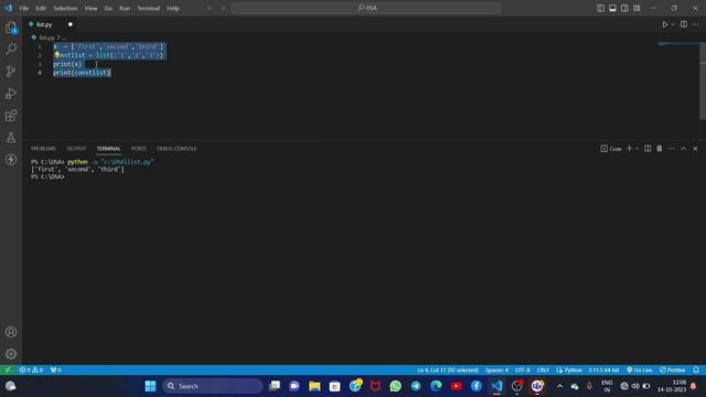 Lists In Python | How to Create Lists in Python | Python Tutorial for beginners #pythonprogramming