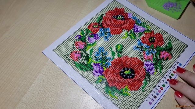 Алмазная мозаика из Фикс Прайс СБОРКА ОБЗОР и ОТЗЫВ смотреть онлайн