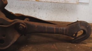 Восстановление старинного зацепа для тележки