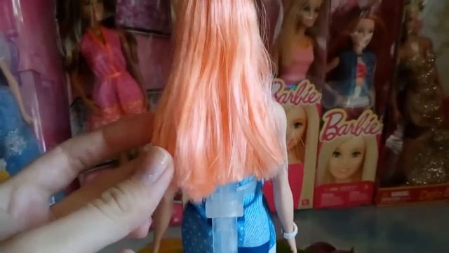 Обзор Barbie Fashionistas Patchwork denim 60 кукла Барби