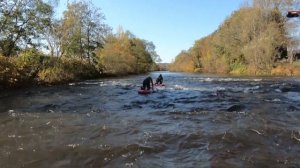 SUP-Tour auf der Sieg, 31km in 5,5h eine der schönsten Touren in NRW. Von Eitorf bis Siegburg