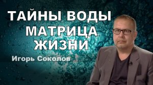 Тайны воды. Матрица жизни. Игорь Соколов