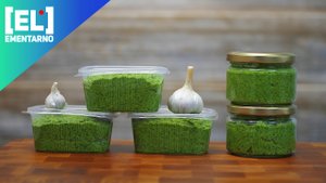 Соус паста из укропа и чеснока на зиму?Заготовка для всех блюд за 5 минут?Замораживаю укроп?