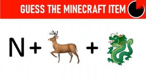 Guess The Minecraft Items By Emoji