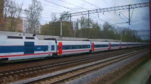 От Реутово до Железнодорожного без остановки на электропоезде ЭД4М-0308