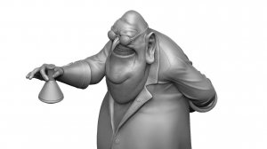 Доктор Нефарио. Скульптинг в ZBrush для 3д печати.
Nefario for 3d print STL