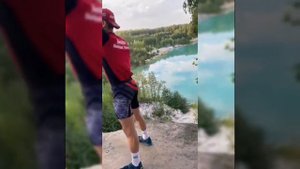 Красота гиревого спорта! Подъём гири на природе!