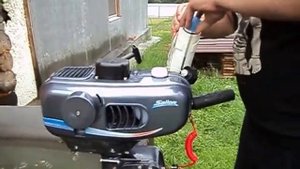 Лодочный мотор "Sailor" первый запуск