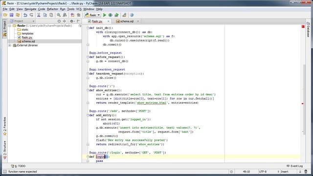 Developing Flask Applications with PyCharm 2.6 смотреть онлайн