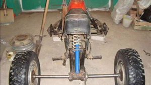 как сделать из мотоцыкла квадрик.