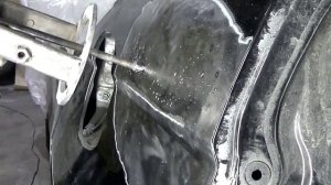 Honda CRV. Рихтовка заднего крыла.