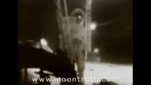 Уникальные кадры высадки американцев на луну